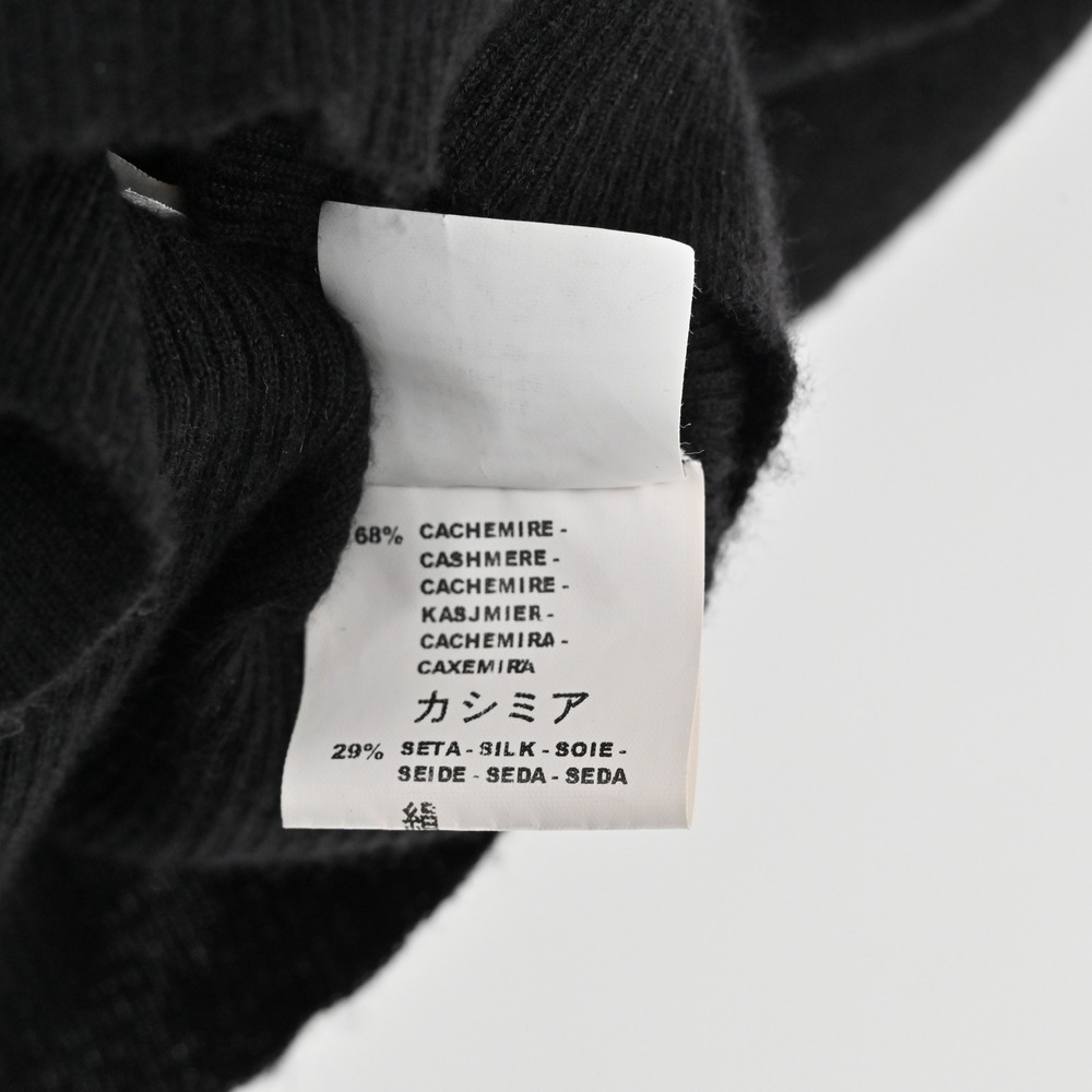 Missoni Womens Cashmere Silk Sweater Size 6 Black Ruched Sleeve Quiet Luxury - Picture 8 of 14